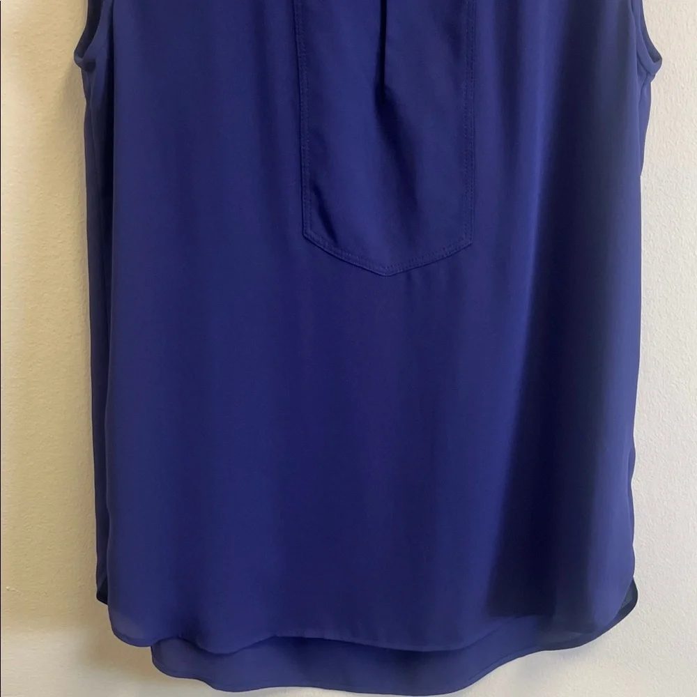 J. Crew Deep Blue Sleeveless Top